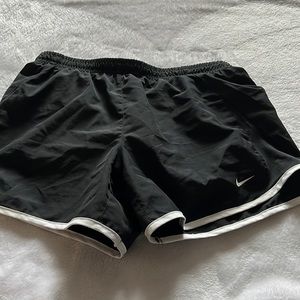 Girls Black Nike Running Shorts